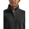 imageWrangler Authentics Mens Long Sleeve Fleece QuarterZip SweaterCaviar