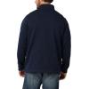 imageWrangler Authentics Mens Long Sleeve Fleece QuarterZip SweaterMood Indigo
