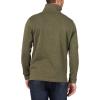 imageWrangler Authentics Mens Long Sleeve Fleece QuarterZip SweaterOlive Night
