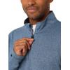imageWrangler Authentics Mens Long Sleeve Fleece QuarterZip SweaterRiviera