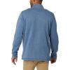 imageWrangler Authentics Mens Long Sleeve Fleece QuarterZip SweaterRiviera