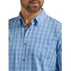 imageWrangler Authentics Mens Short Sleeve Classic Plaid ShirtRivera
