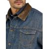 imageWrangler Mens Lined Rustic Blue Denim JacketDenimBlanket