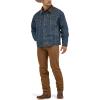 imageWrangler Mens Lined Rustic Blue Denim JacketDenimBlanket