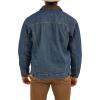 imageWrangler Mens Lined Rustic Blue Denim JacketDenimBlanket