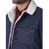 imageWrangler Mens Lined Rustic Blue Denim JacketDenimSherpa