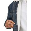 imageWrangler Mens Lined Rustic Blue Denim JacketRustic