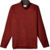 imageWrangler Authentics Mens Long Sleeve Fleece QuarterZip SweaterBossa Nova