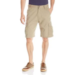 imageWrangler Authentics Mens Classic Relaxed Fit Cargo ShortBritish Khaki Twill