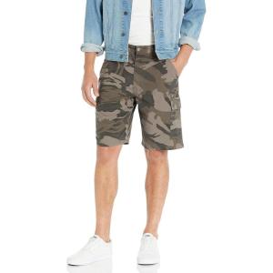 imageWrangler Authentics Mens Classic Relaxed Fit Cargo ShortDark Khaki Camo Ripstop
