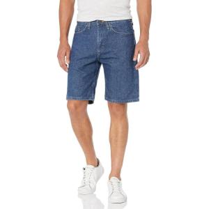 imageWrangler Authentics Mens Classic Relaxed Fit Five Pocket Jean ShortStonewash Dark