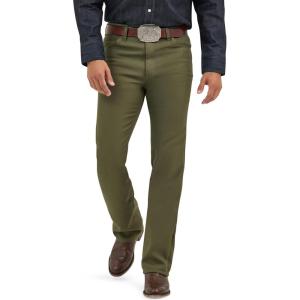 imageWrangler Mens Wrancher Dress JeanGreen Leaf