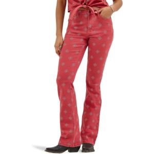 imageWrangler Womens High Rise Bold Boot JeanDiamond Bay