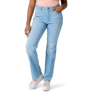 imageWrangler Womens High Rise Bold Boot JeanSky Light