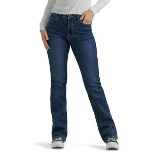 imageWrangler Womens High Rise Bold Boot JeanStockton