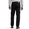 imageWrangler Authentics Mens Classic 5Pocket Relaxed Fit Cotton JeanBlack