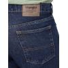 imageWrangler Authentics Mens Classic 5Pocket Relaxed Fit Cotton JeanDark Rinse