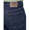 imageWrangler Authentics Mens Classic 5Pocket Relaxed Fit Cotton JeanDark Rinse