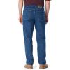 imageWrangler Authentics Mens Classic 5Pocket Relaxed Fit Cotton JeanDark Stonewash