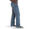 imageWrangler Authentics Mens Classic 5Pocket Relaxed Fit Cotton JeanVintage Stonewash