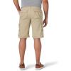 imageWrangler Authentics Mens Premium Twill Cargo ShortCamel