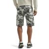 imageWrangler Authentics Mens Premium Twill Cargo ShortWhite Camo