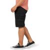 imageWrangler Authentics Mens Stretch Twill Cargo ShortsBlack Twill