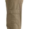 imageWrangler Authentics Mens Twill Relaxed Fit Cargo Pant LoganMilitary Khaki Ripstop