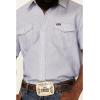 imageWrangler Denim Short Sleeve Snap ShirtChambray