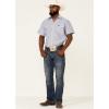 imageWrangler Denim Short Sleeve Snap ShirtChambray