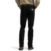 imageWrangler Mens Cowboy Cut Rigid Slim Fit JeanBlack