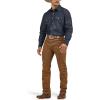imageWrangler Mens Cowboy Cut Rigid Slim Fit JeanBlack Whiskey
