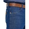 imageWrangler Mens Cowboy Cut Rigid Slim Fit JeanPrewashed Indigo