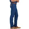 imageWrangler Mens Cowboy Cut Rigid Slim Fit JeanPrewashed Indigo