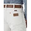 imageWrangler Mens Cowboy Cut Rigid Slim Fit JeanWhite