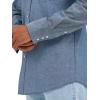 imageWrangler Mens Cowboy Cut Western Chambray Snap Long Sleeve Work ShirtChambray Blue
