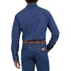imageWrangler Mens Cowboy Cut Western Chambray Snap Long Sleeve Work ShirtIndigo