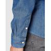 imageWrangler Mens Cowboy Cut Western Chambray Snap Long Sleeve Work ShirtMidstone Blue