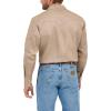 imageWrangler Mens Cowboy Cut Western Chambray Snap Long Sleeve Work ShirtRawhide
