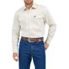imageWrangler Mens Cowboy Cut Western Chambray Snap Long Sleeve Work ShirtStone