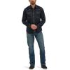 imageWrangler Mens Retro Slim Fit Boot Cut JeanLayton