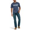 imageWrangler Mens Retro Slim Fit Boot Cut JeanRiver Wash