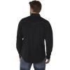 imageWrangler Mens Retro Two Pocket Long Sleeve Snap Shirt DiscontinuedBlack