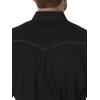 imageWrangler Mens Retro Two Pocket Long Sleeve Snap Shirt DiscontinuedBlack