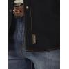 imageWrangler Mens Retro Two Pocket Long Sleeve Snap Shirt DiscontinuedBlack