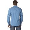 imageWrangler Mens Retro Two Pocket Long Sleeve Snap Shirt DiscontinuedBlue