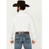 imageWrangler Mens Retro Two Pocket Long Sleeve Snap Shirt DiscontinuedWhite