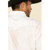 imageWrangler Mens Retro Two Pocket Long Sleeve Snap Shirt DiscontinuedWhite