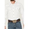 imageWrangler Mens Retro Two Pocket Long Sleeve Snap Shirt DiscontinuedWhite