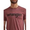 imageWrangler Mens Rope Logo TShirtBurgundy Heather